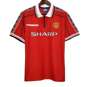 Maillot Manchester United Domicile Retro Vintage 1998 1999