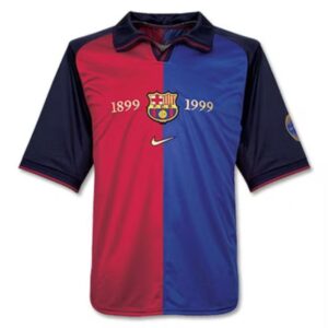 Maillot Retro Vintage FC Barcelone 100eme anniversaire 1899-1999