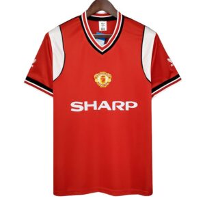 Maillot Manchester United Domicile Retro Vintage 1984 1986