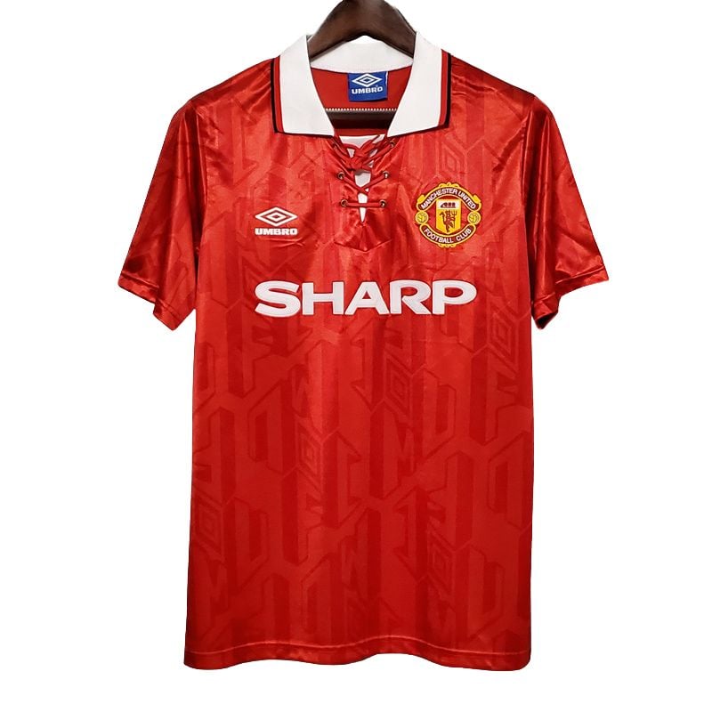 Maillot Manchester United Domicile Retro Vintage 1992 1994