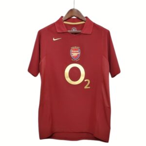 Maillot Arsenal Domicile Retro Vintage 2005 2006