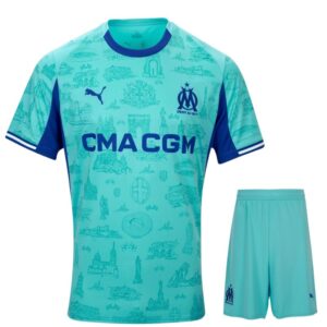 Maillot Kit Enfant Marseille Gardien Bleu 25/26