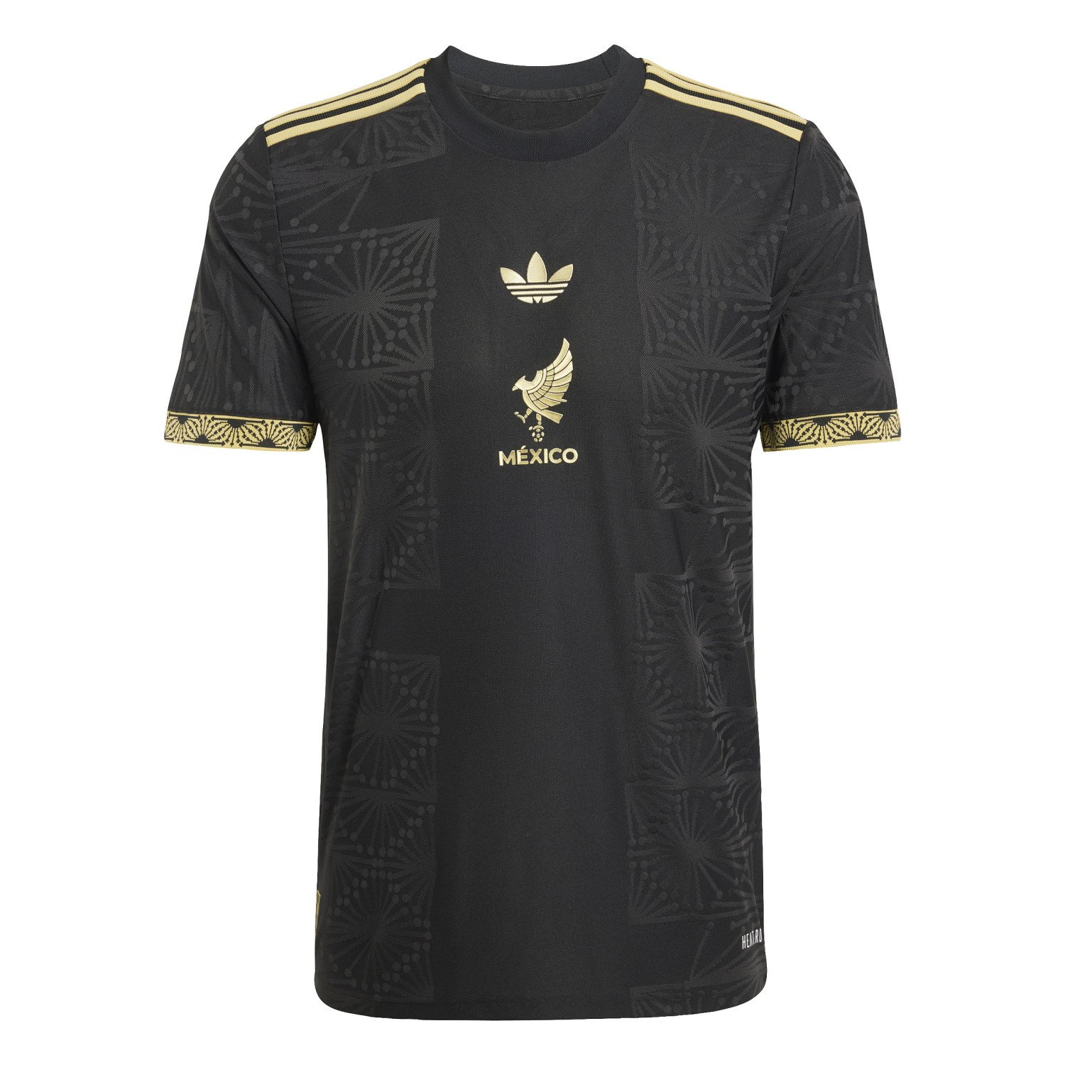 Maillot Mexique Noir Or Gold Cup 2025